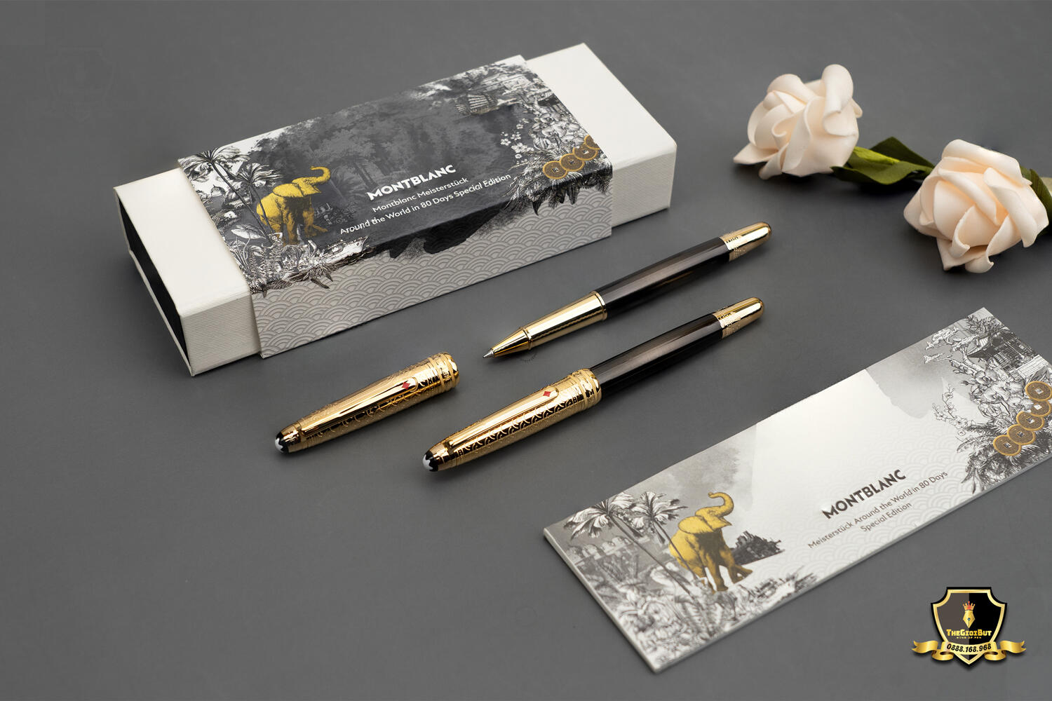 Montblanc Meisterstuck Around The World Doue Rollerball Pen Mb128482 801