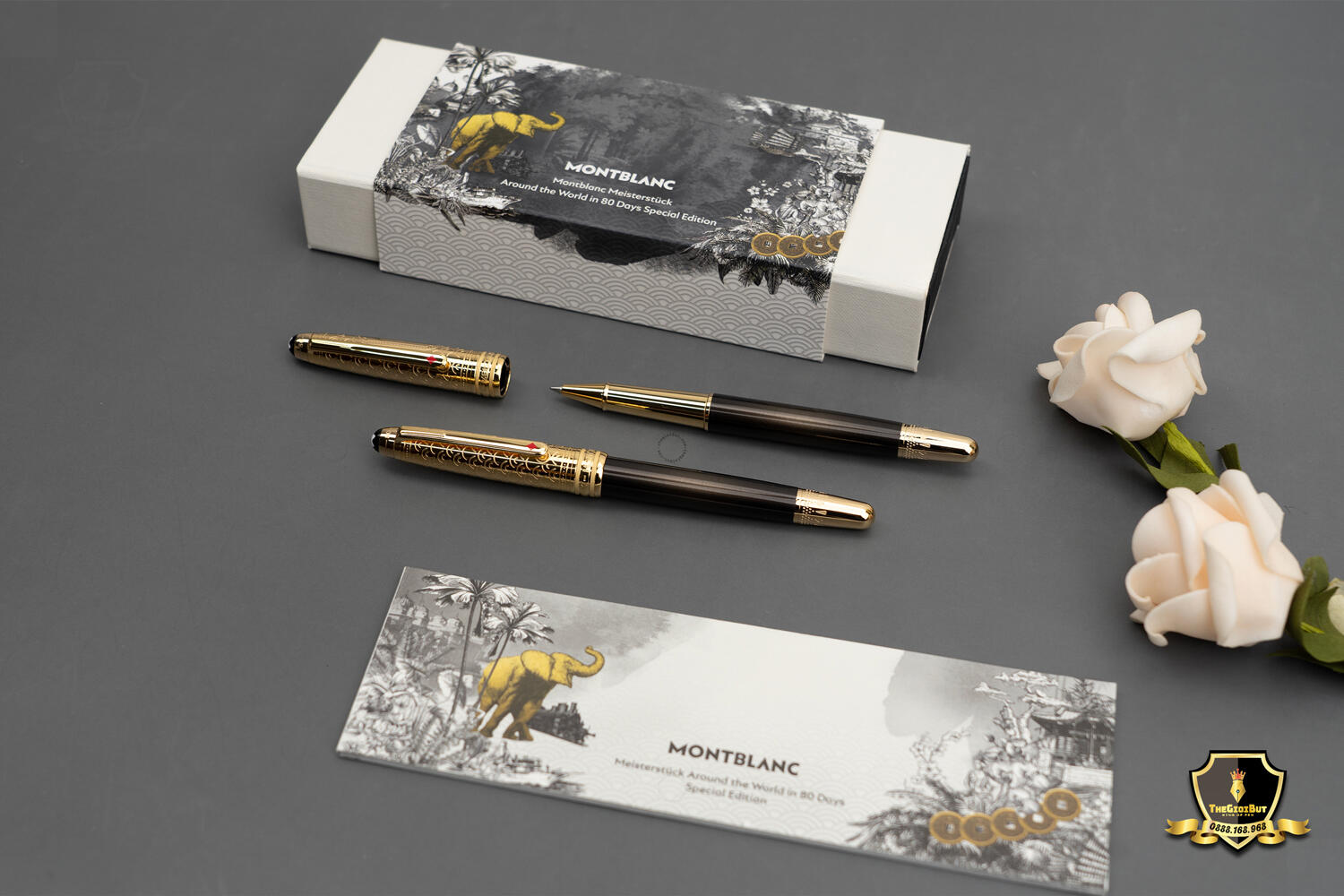 Montblanc Meisterstuck Around The World Doue Rollerball Pen Mb128482 802
