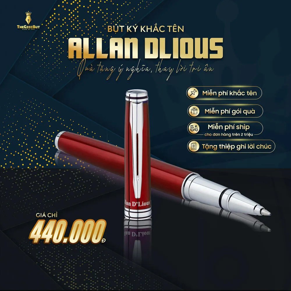 Bút dạ bi Allan D'lious 0502RR
