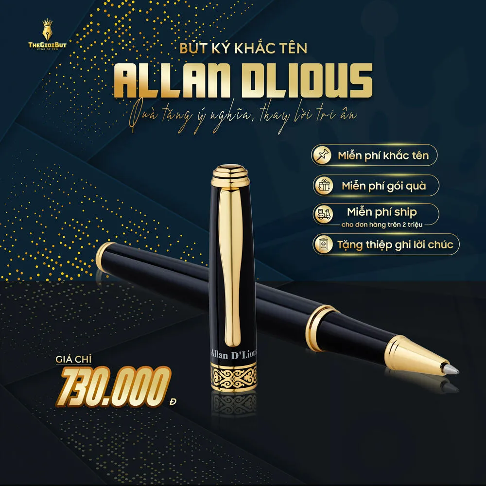 Bút dạ bi Allan D'lious 6002RG