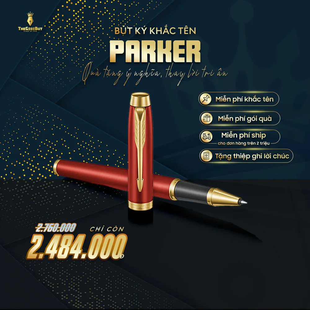 Bút dạ bi Parker IM Special Edition Vigor Red Rollerball