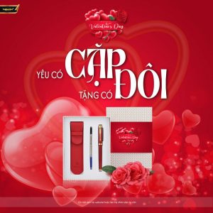 The Gioi But Valentine Banner Web Popup Menu