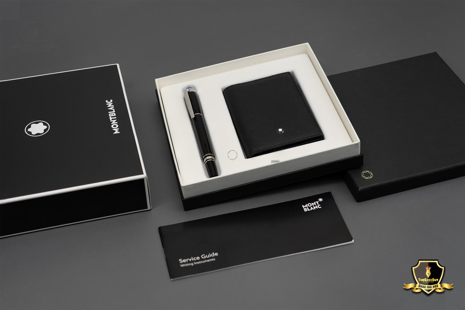Set Montblanc Starwalker Fineliner And Sartorial Business Card Holder Mb130450 12