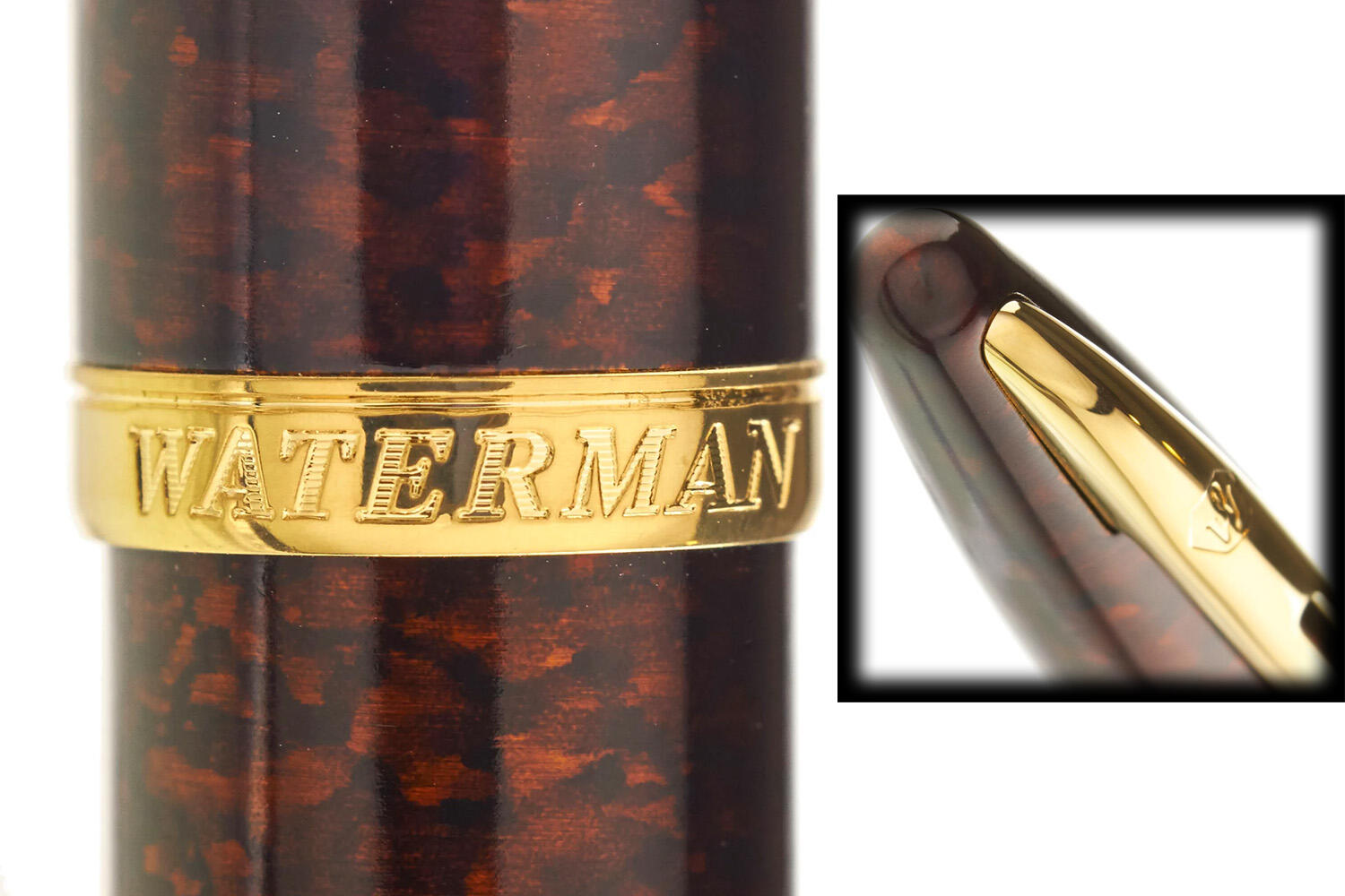 Waterman Carene Marine Amber Gt Ballpoint Pen S0700940 12