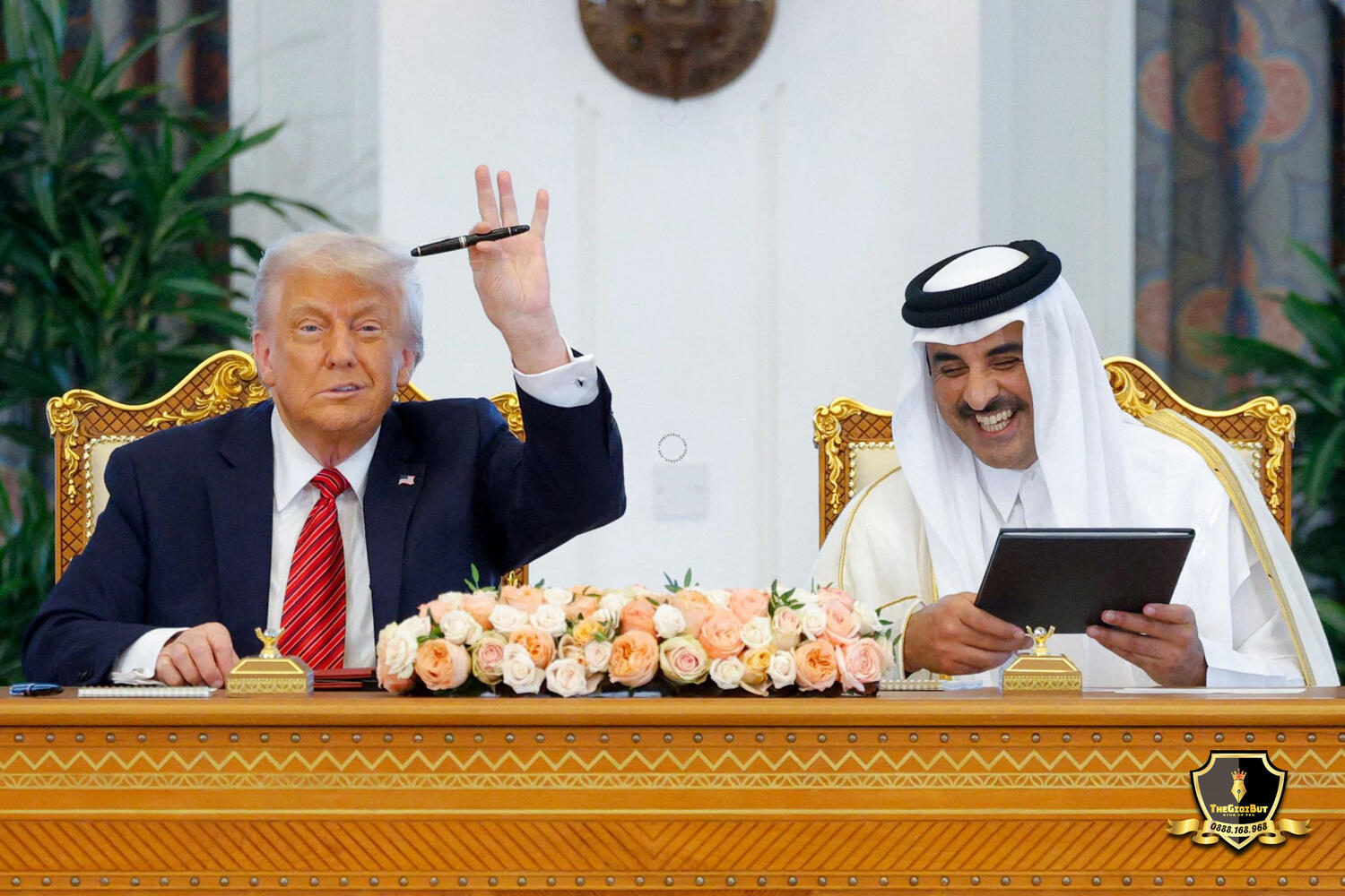 The Emir Of Qatar Presented President Trump 1 Optimized