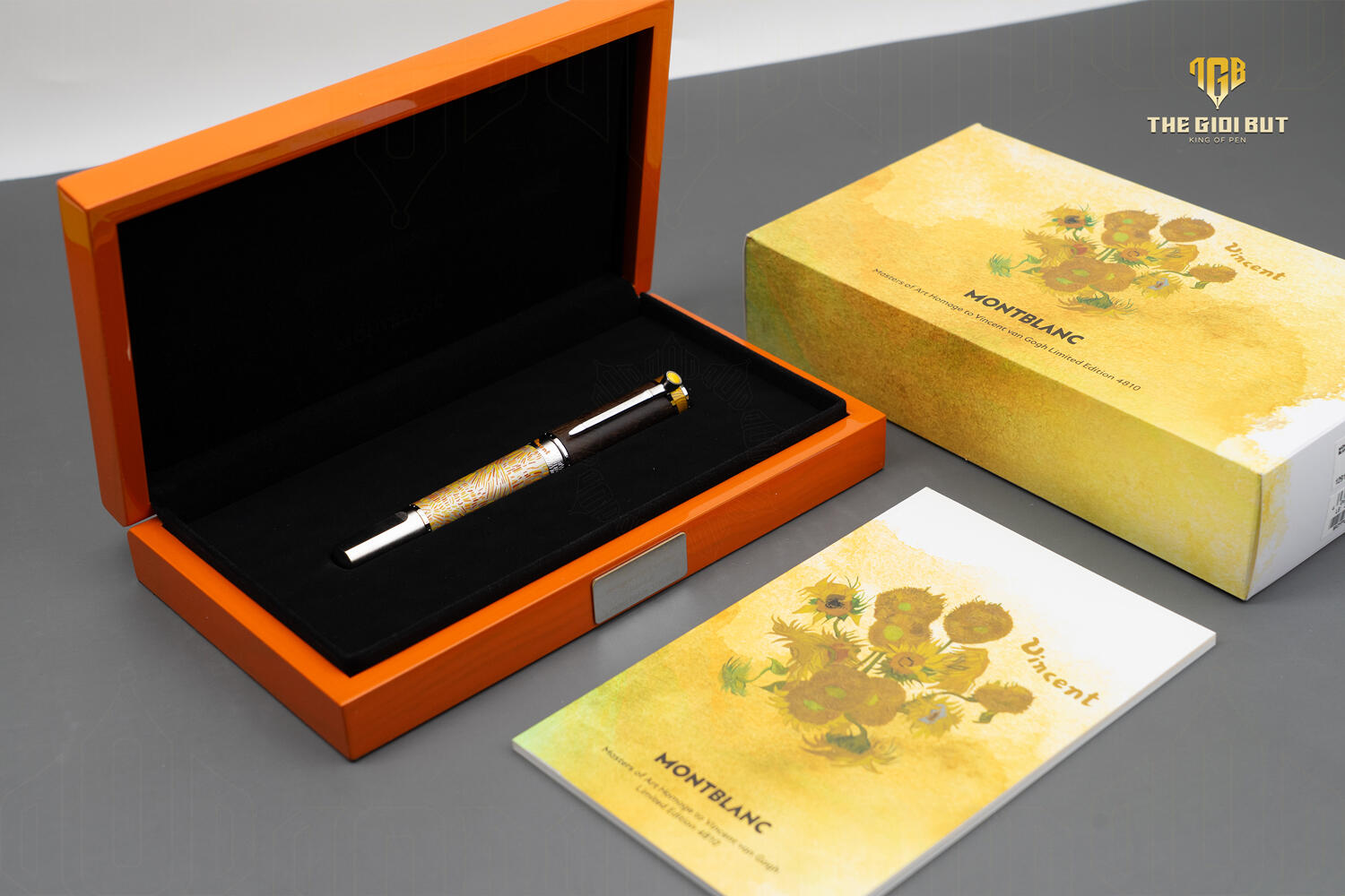 Montblanc Masters Of Art Homage To Vincent Van Gogh Limited Edition 4810 Rollerball Pen Mb129156 801