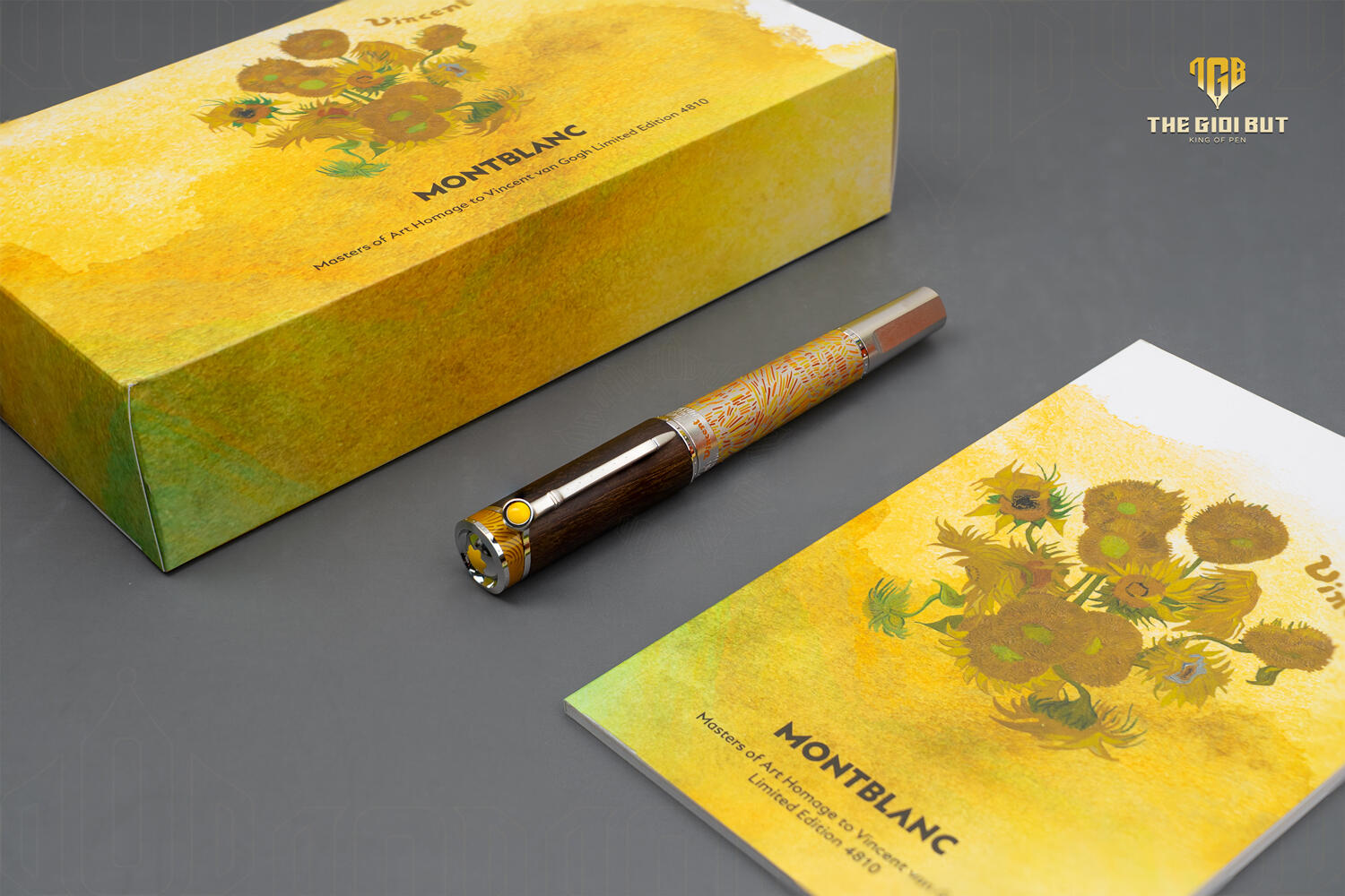 Montblanc Masters Of Art Homage To Vincent Van Gogh Limited Edition 4810 Rollerball Pen Mb129156 803