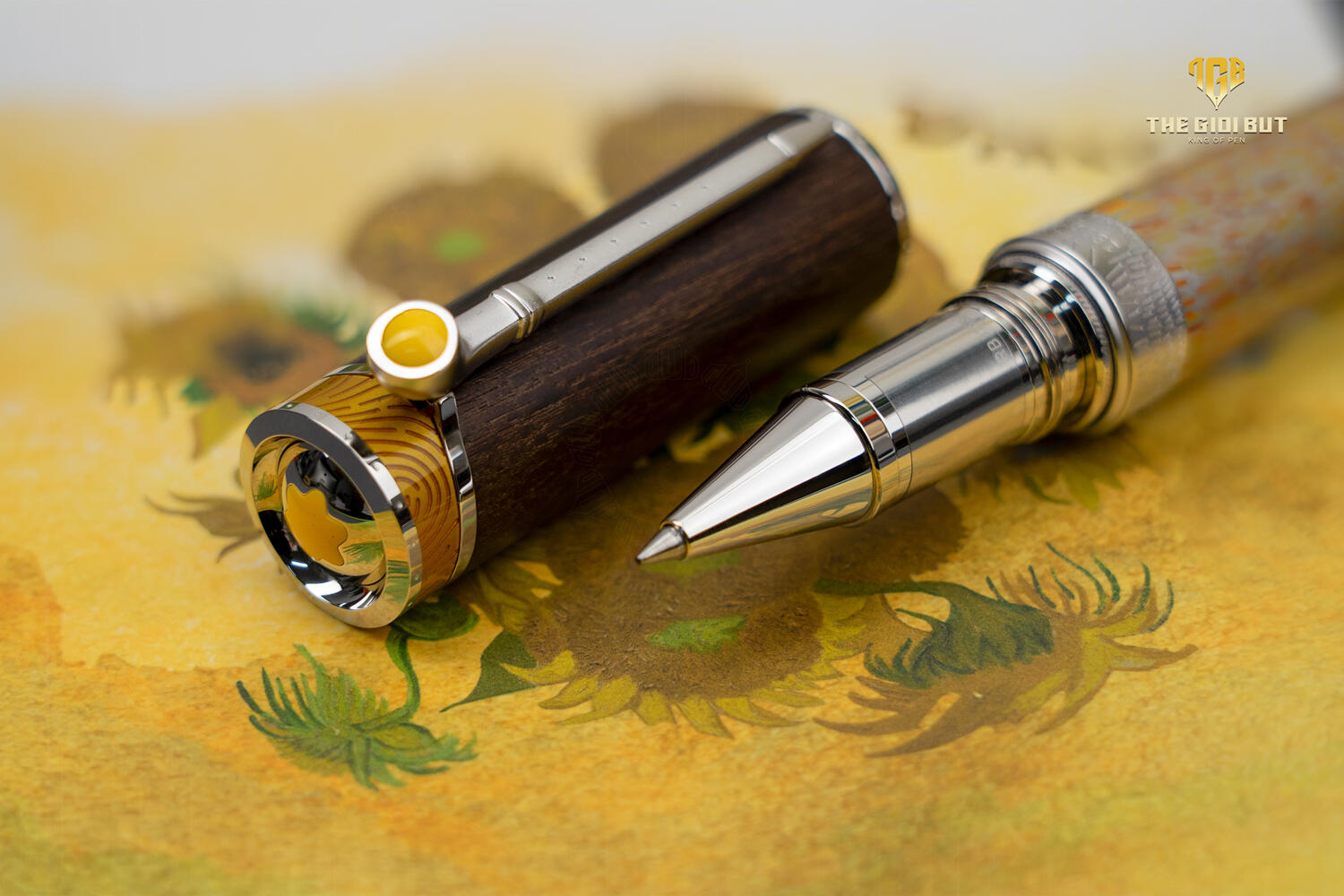 Montblanc Masters Of Art Homage To Vincent Van Gogh Limited Edition 4810 Rollerball Pen Mb129156 804