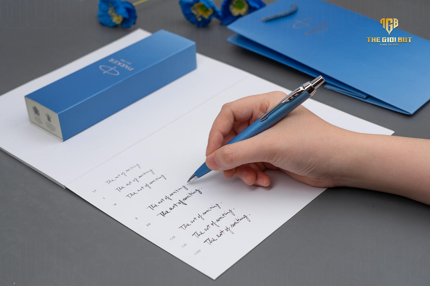 Parker Im Writing Rituals Peaceful Blue Ballpoint Pen 2203906 Tay