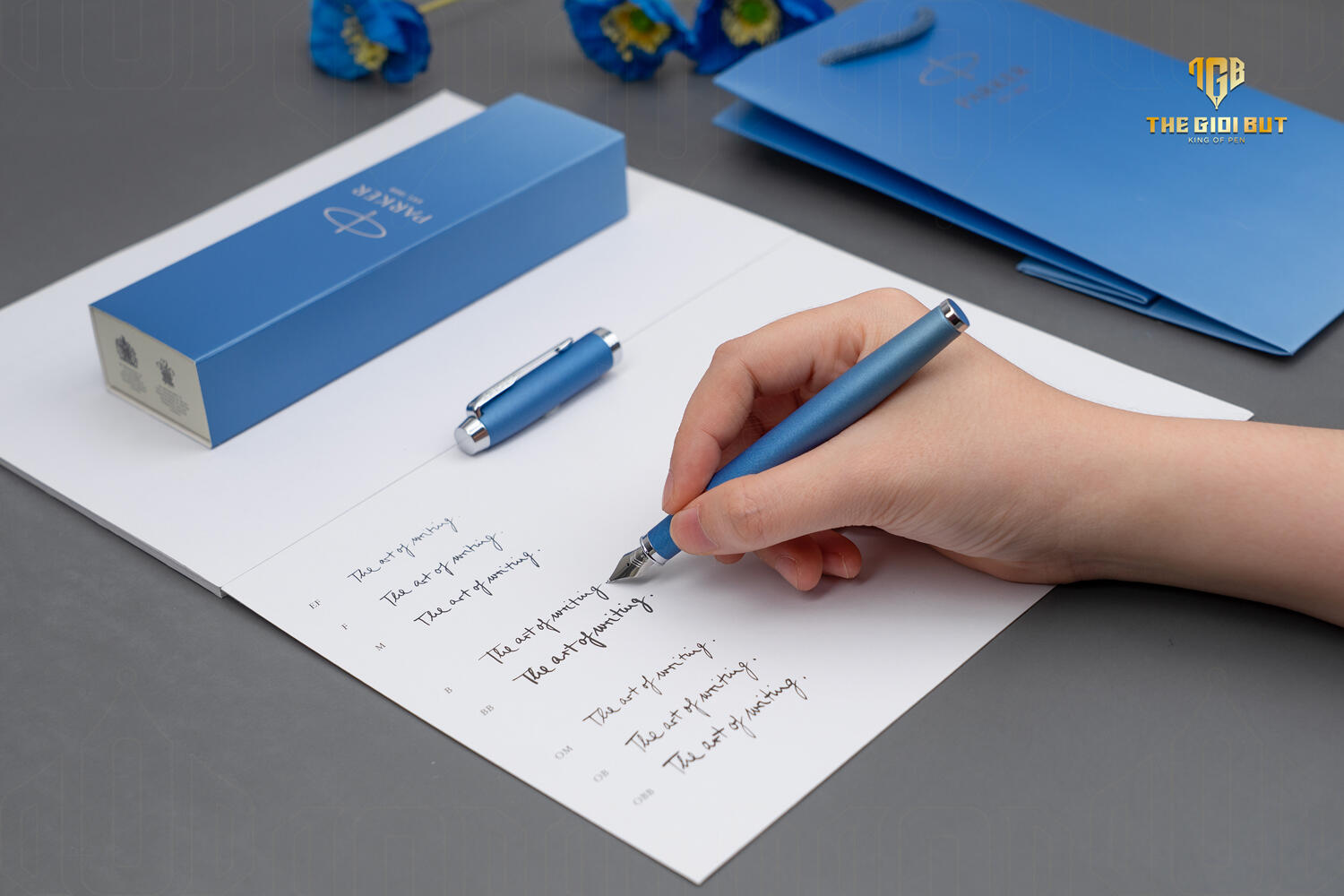 Parker Im Writing Rituals Peaceful Blue Fountainl Pen 2203904 Tay