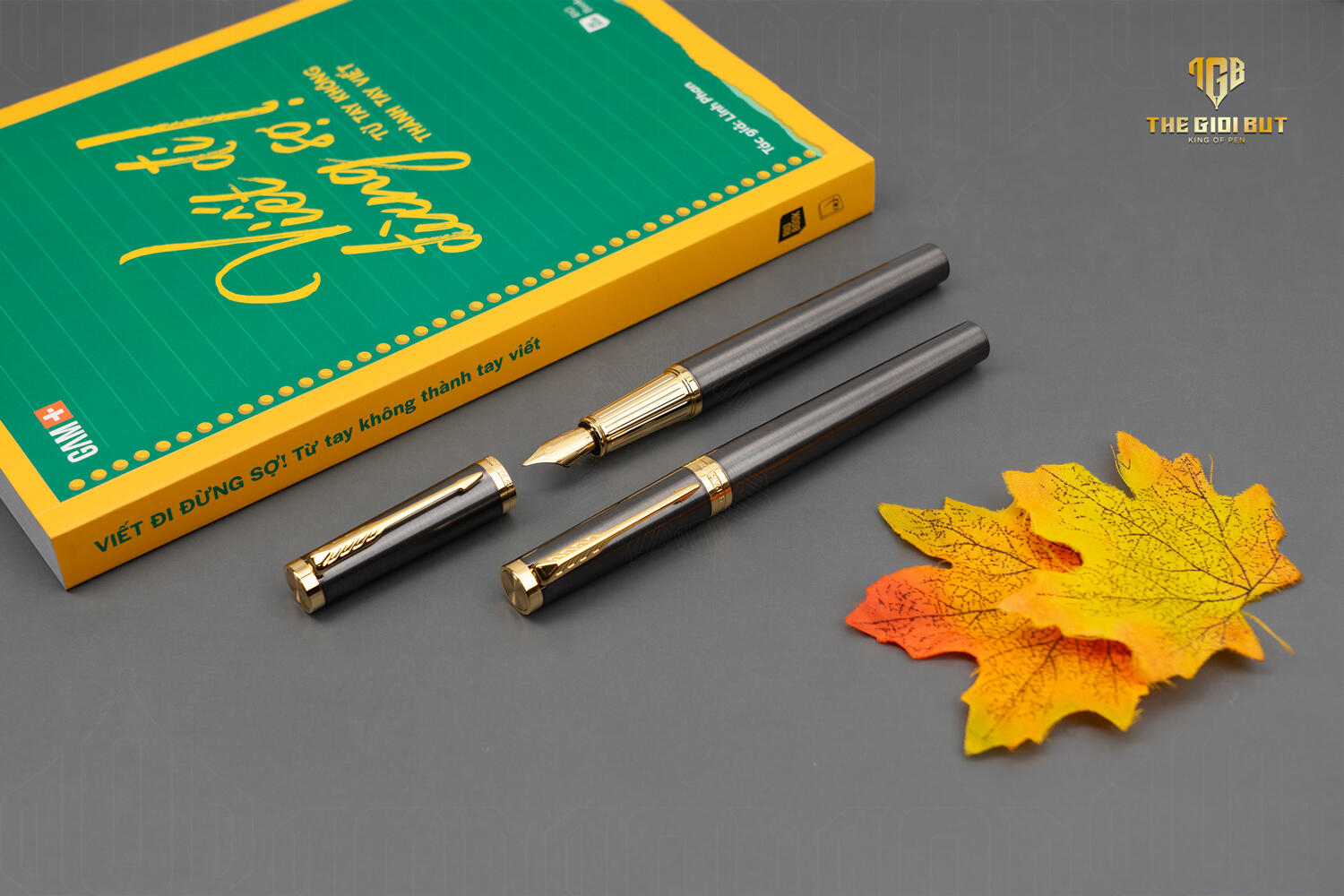 Parker Ingenuity Grey Lacquer Gt Fountain Pen 2213725 801