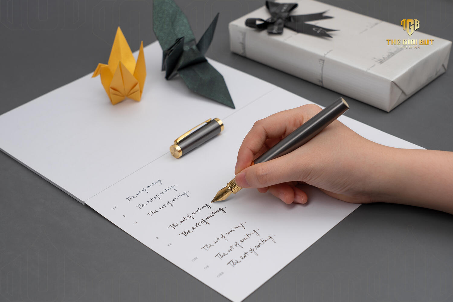 Parker Ingenuity Grey Lacquer Gt Fountain Pen 2213725 Tay