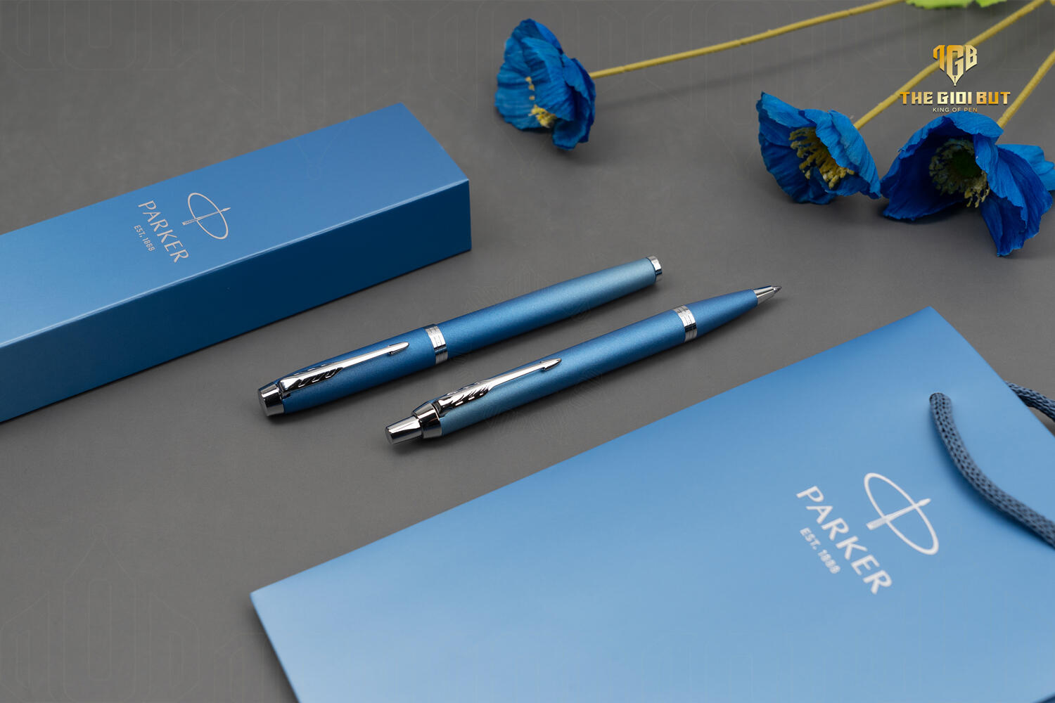 Parker Im Writing Rituals Peaceful Blue Family Box