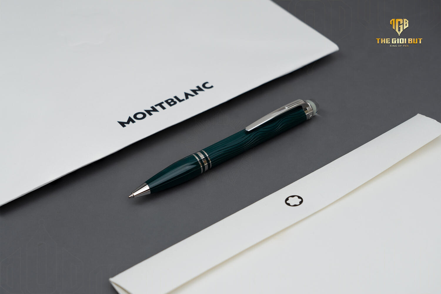 Montblanc Starwalker Polargreen Precious Resin Ballpoint Pen Mb132904 6