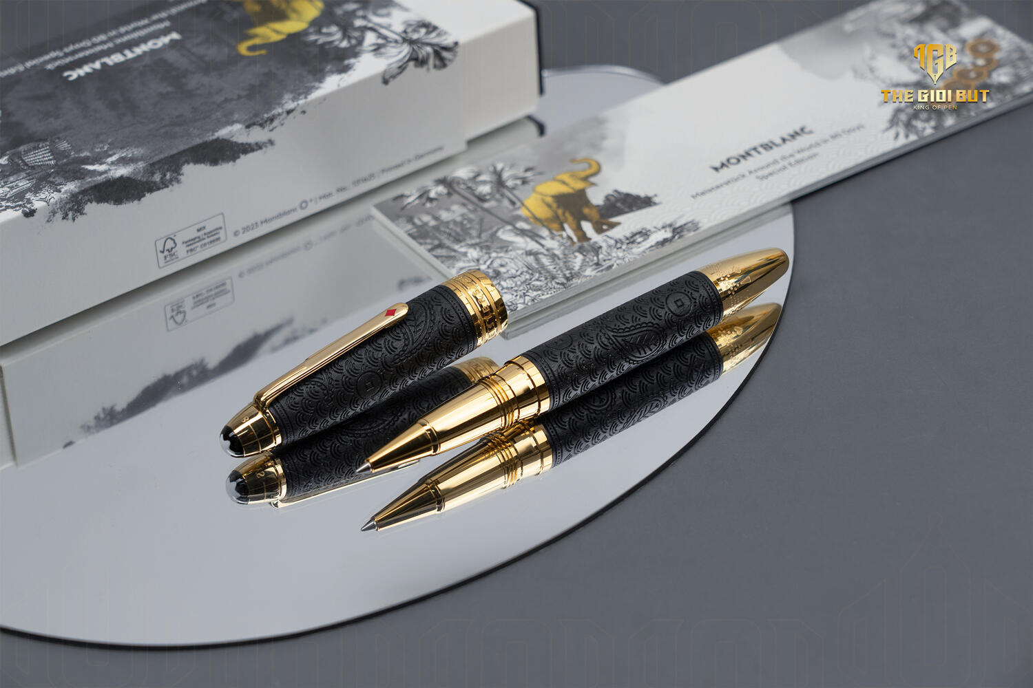 Montblanc Meisterstuck Around The World In 80 Days Solitaire Legrand Rollerball Pen Mb128486 801