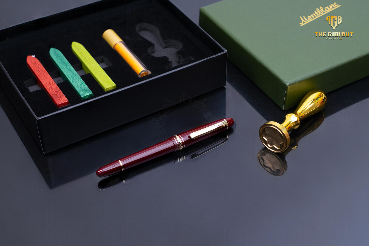 Montblanc Meisterstuck Classique Burgundy Red Fountain Pen Mb133006 803