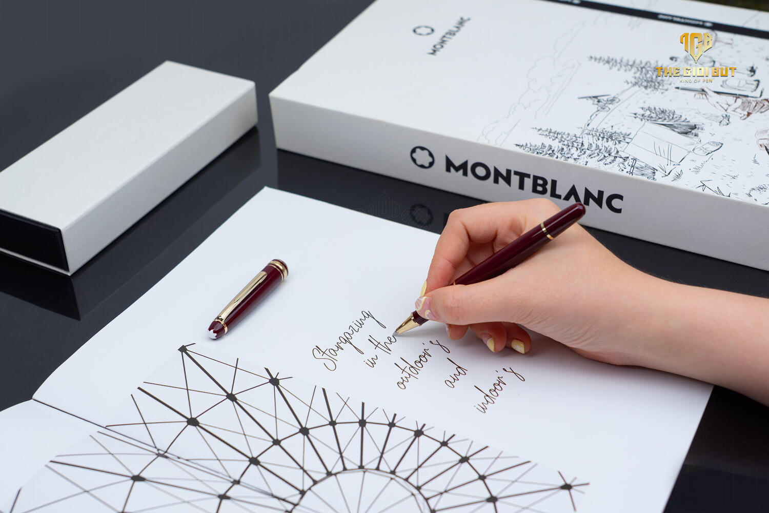 Montblanc Meisterstuck Classique Burgundy Red Rollerball Pen Mb133007 Tay