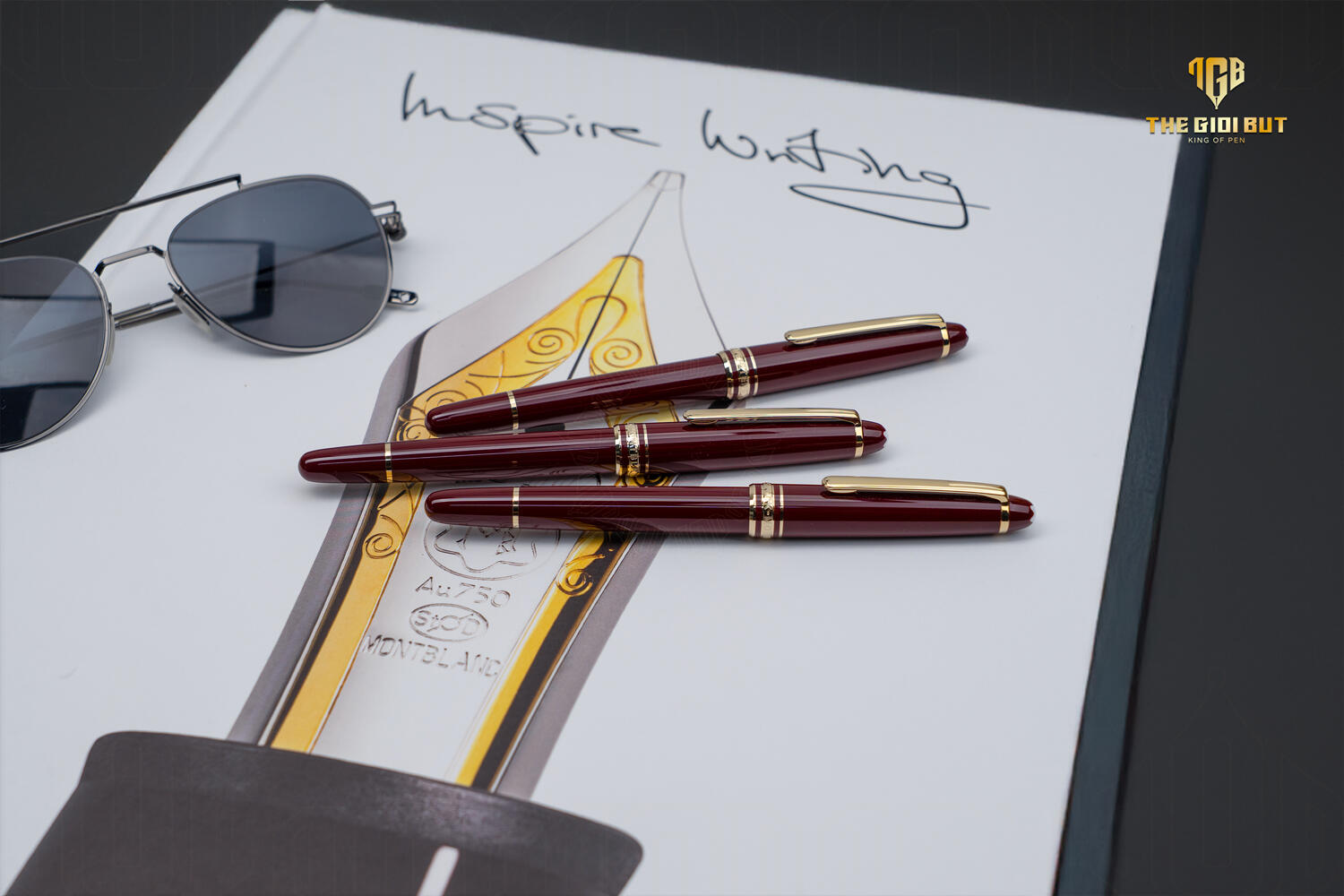 Montblanc Meisterstuck Classique Burgundy Red Rollerball Pen Mb133007 801 Optimized