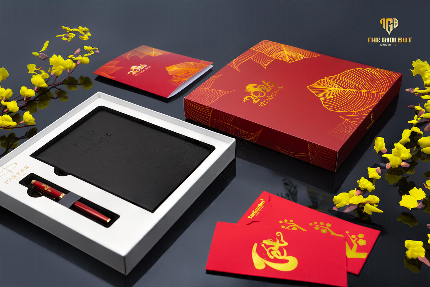 Bo Qua Tang Tet Loc Phat 2026 Parker Im Se Vigor Red Rb 801