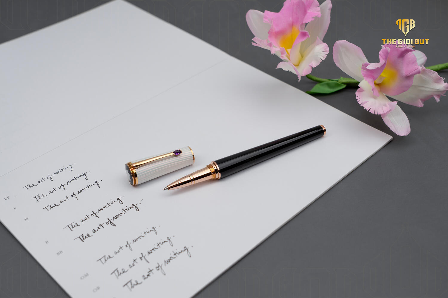 Montblanc Ingrid Bergman La Donna Special Edition Rollerball Pen 104906 801