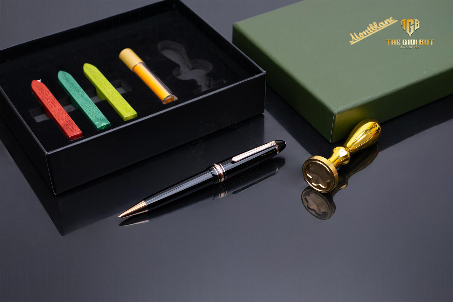 Montblanc Meisterstuck Rose Gold Coated Legrand Ballpoint Pen Mb132482 803