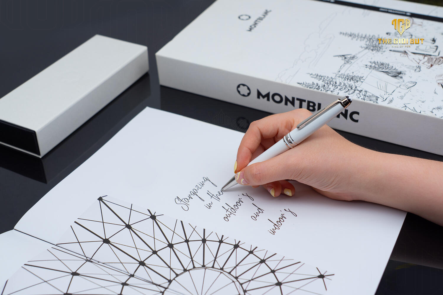 Montblanc Meisterstuck White Classique Ballpoint Pen Mb137122 Tay