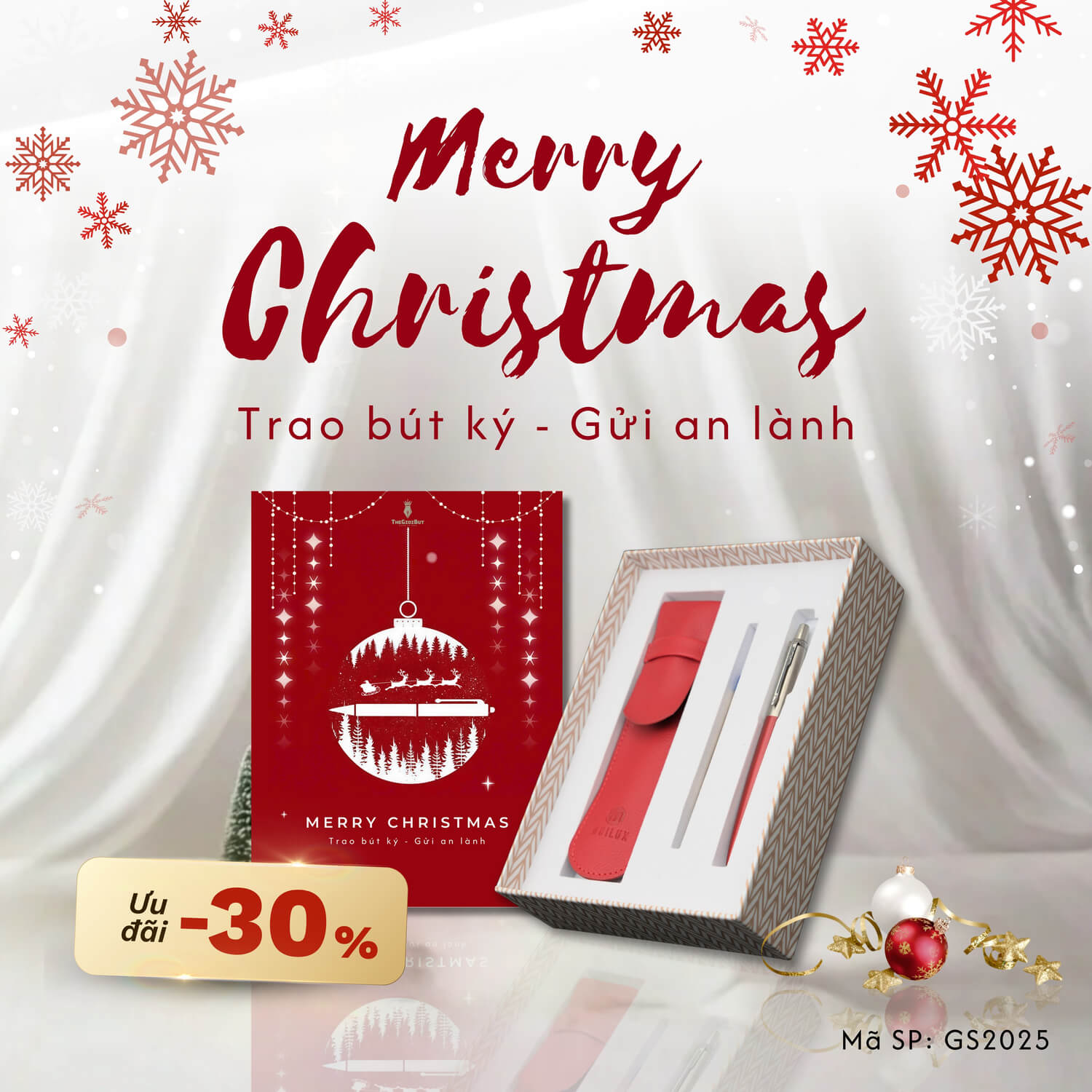 Hộp quà tặng bút ký "Mùa An Lành" sẽ là món quà ý nghĩa, sang trọng dành cho những người thân thương