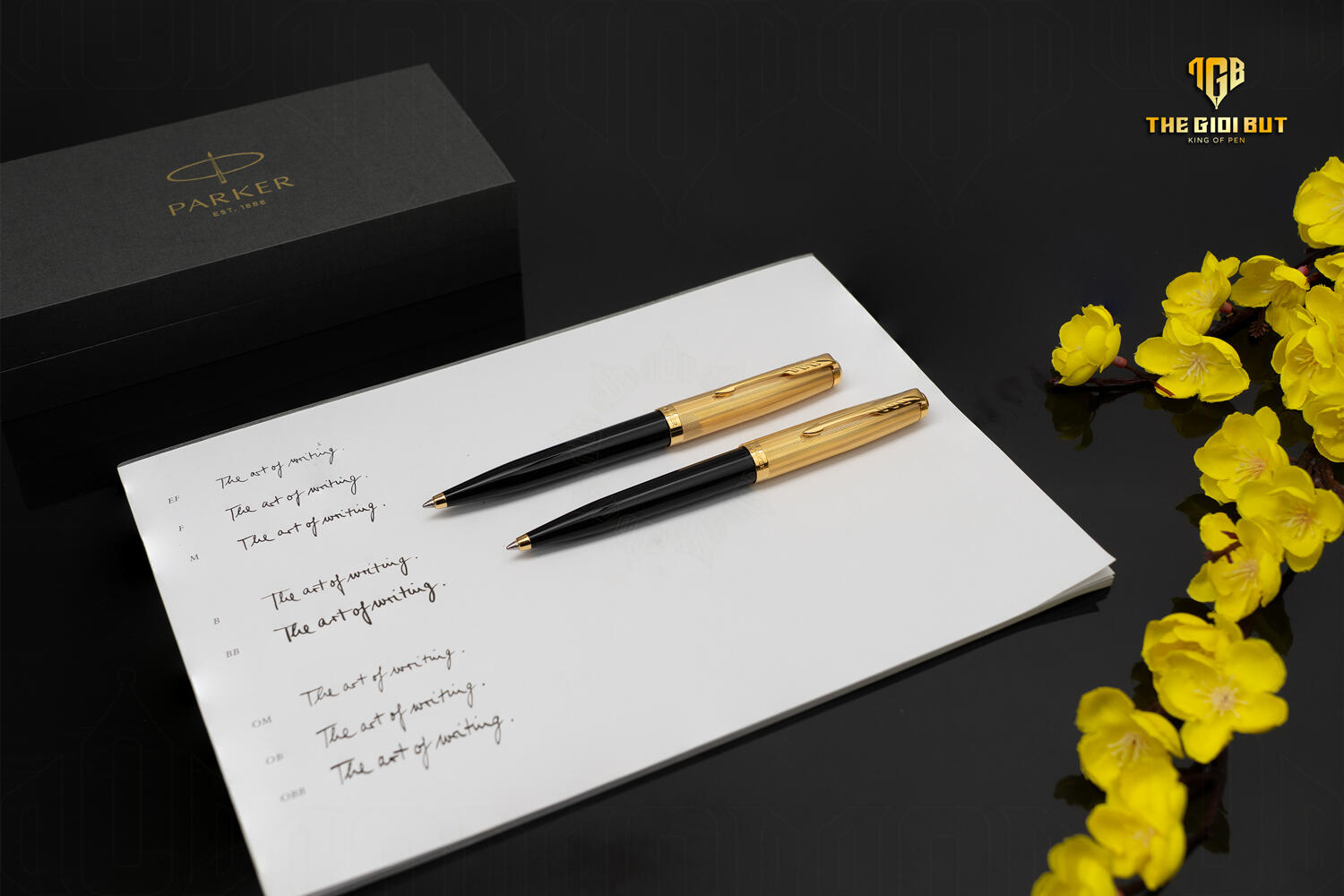 Parker 51 Deluxe Black Gt Ballpoint Pen 2123513 801