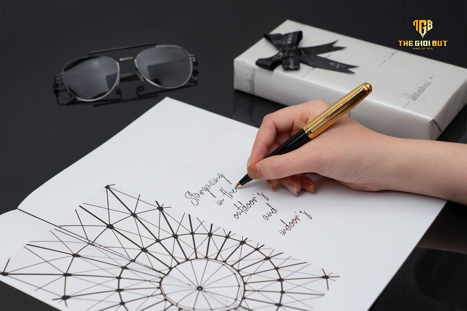 Parker 51 Deluxe Black Gt Ballpoint Pen 2123513 Tay