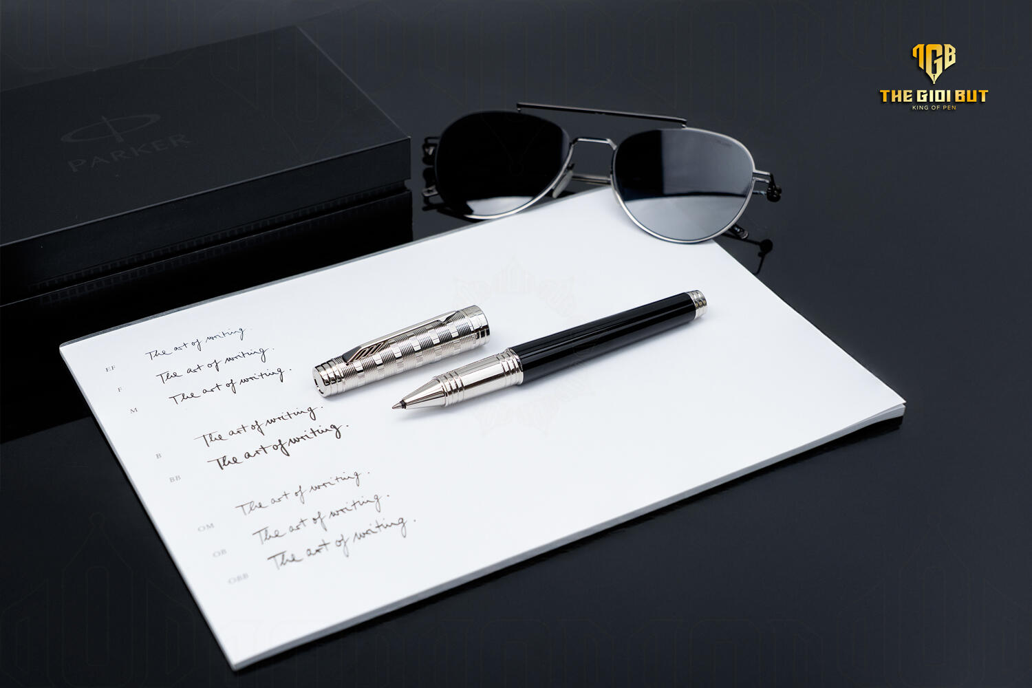 Parker Premier 2017 Custom Tartan Lacquer & Metal St Rollerball Pen 1931419 801