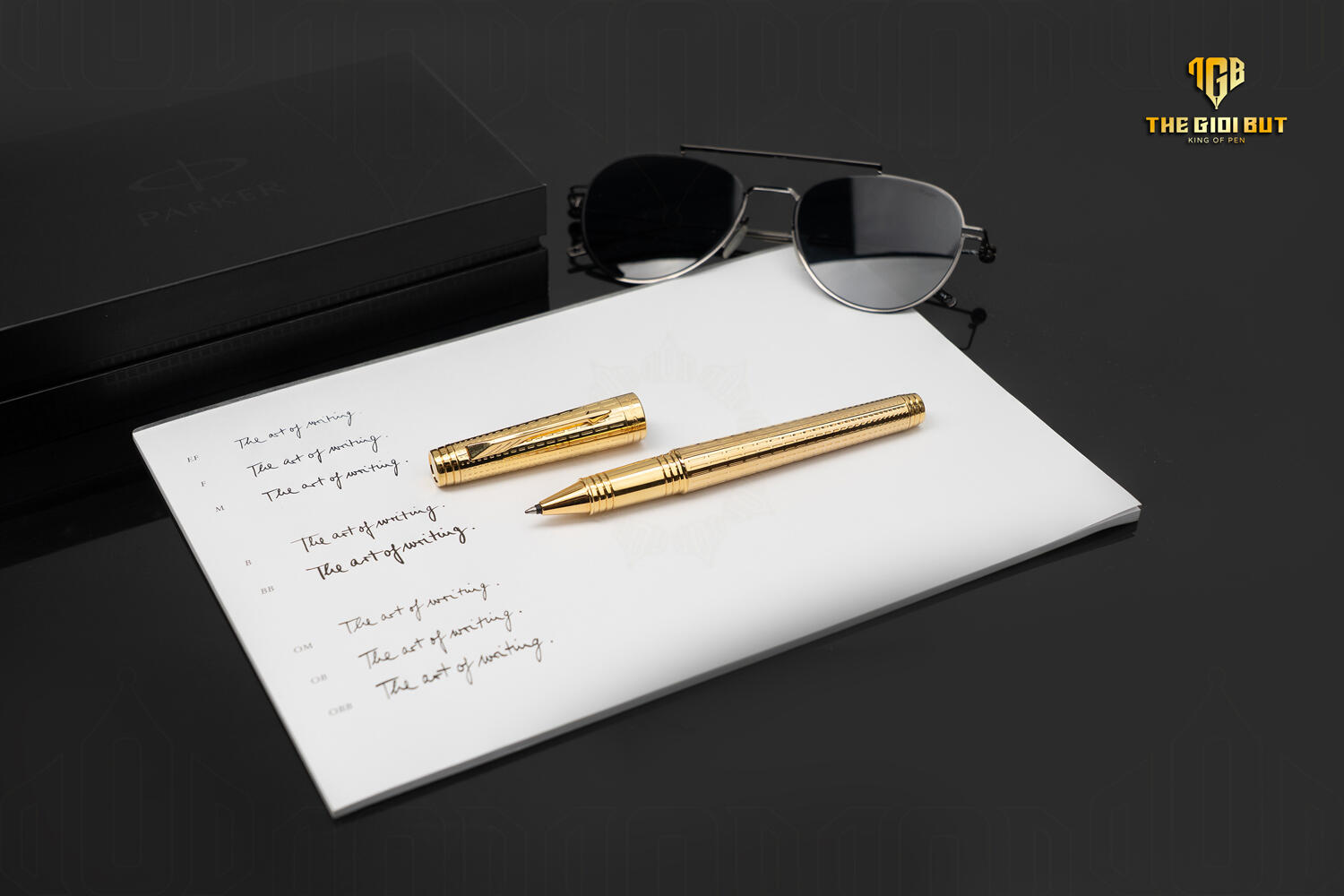 Parker Premier Deluxe Chiselling Gt Rollerball S0887950 801