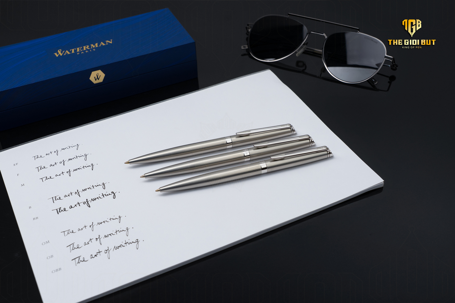 Waterman Hemisphere Essential Stainless Steel Silver Ct Ballpoint Pen 2146574 802