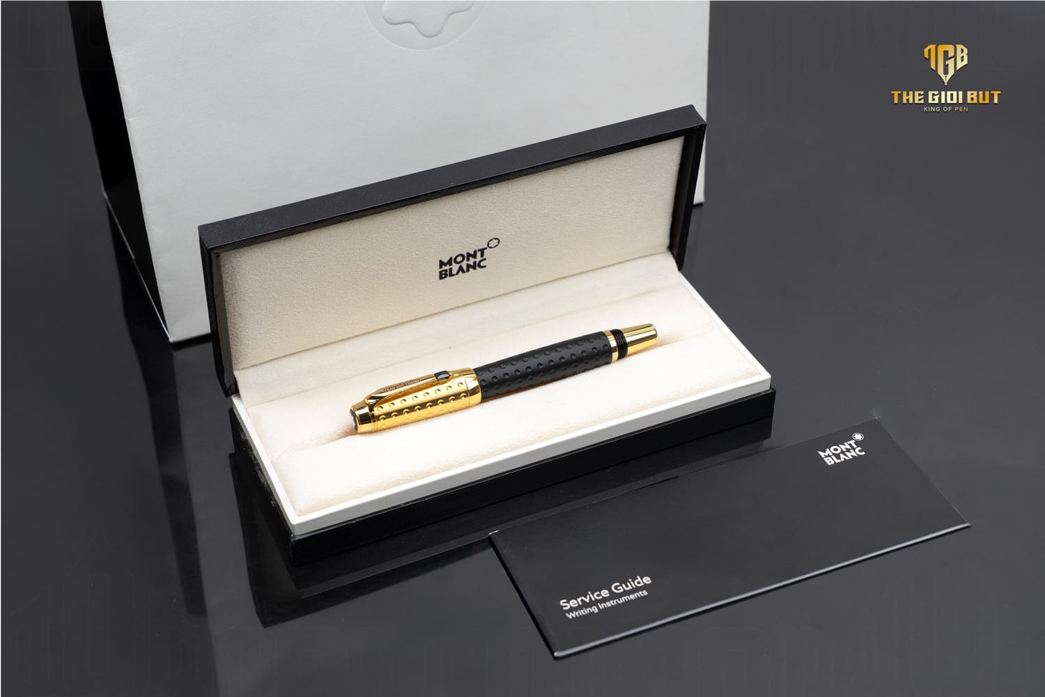 Montblanc Boheme Doue Gold Plated Rollerball Pen 36006 804