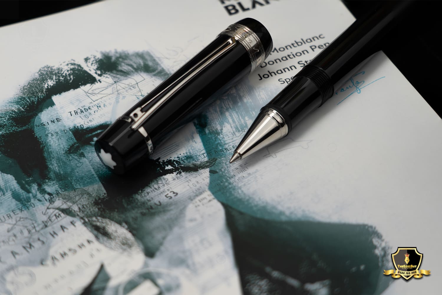 Montblanc Donation Pen Johann Strauss Rollerball Mb119873 803