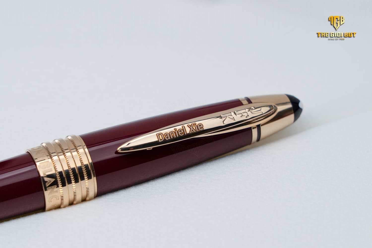 Montblanc Great Character John F Kennedy Burgundy Special Edition Ballpoint Pen Mb118083 Khac 1