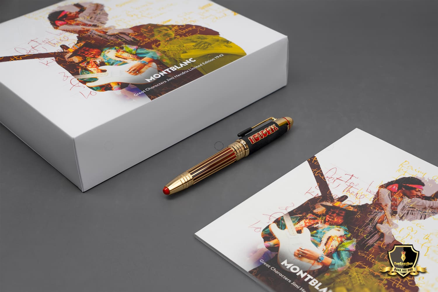 Montblanc Great Characters Jimi Hendrix Limited Edition 1942 Rollerball Pen Mb128847 802