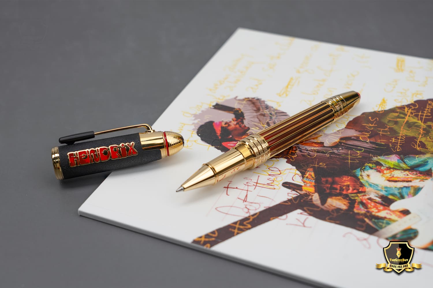 Montblanc Great Characters Jimi Hendrix Limited Edition 1942 Rollerball Pen Mb128847 803