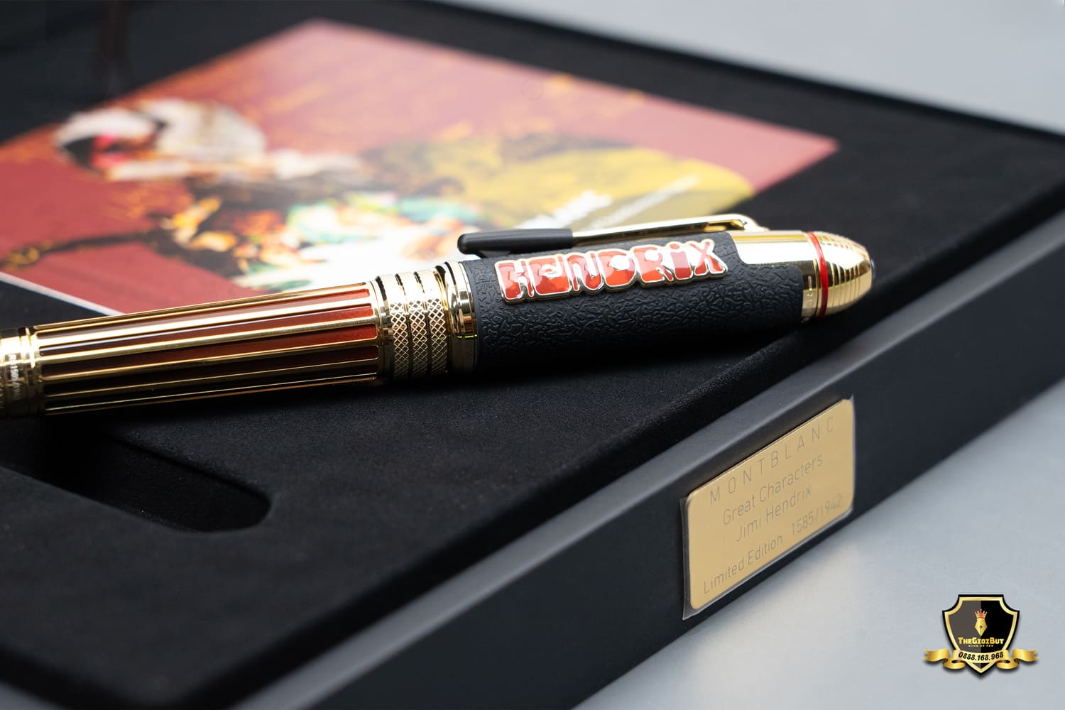 Montblanc Great Characters Jimi Hendrix Limited Edition 1942 Rollerball Pen Mb128847 805