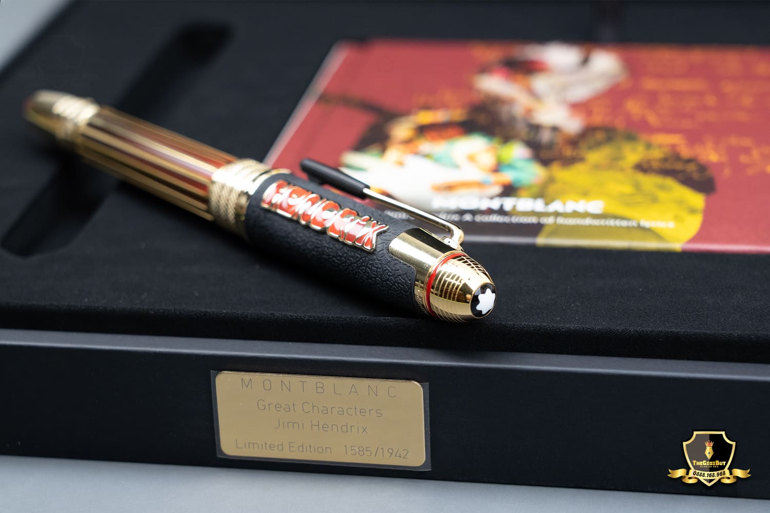 Montblanc Great Characters Jimi Hendrix Limited Edition 1942 Rollerball Pen Mb128847 807
