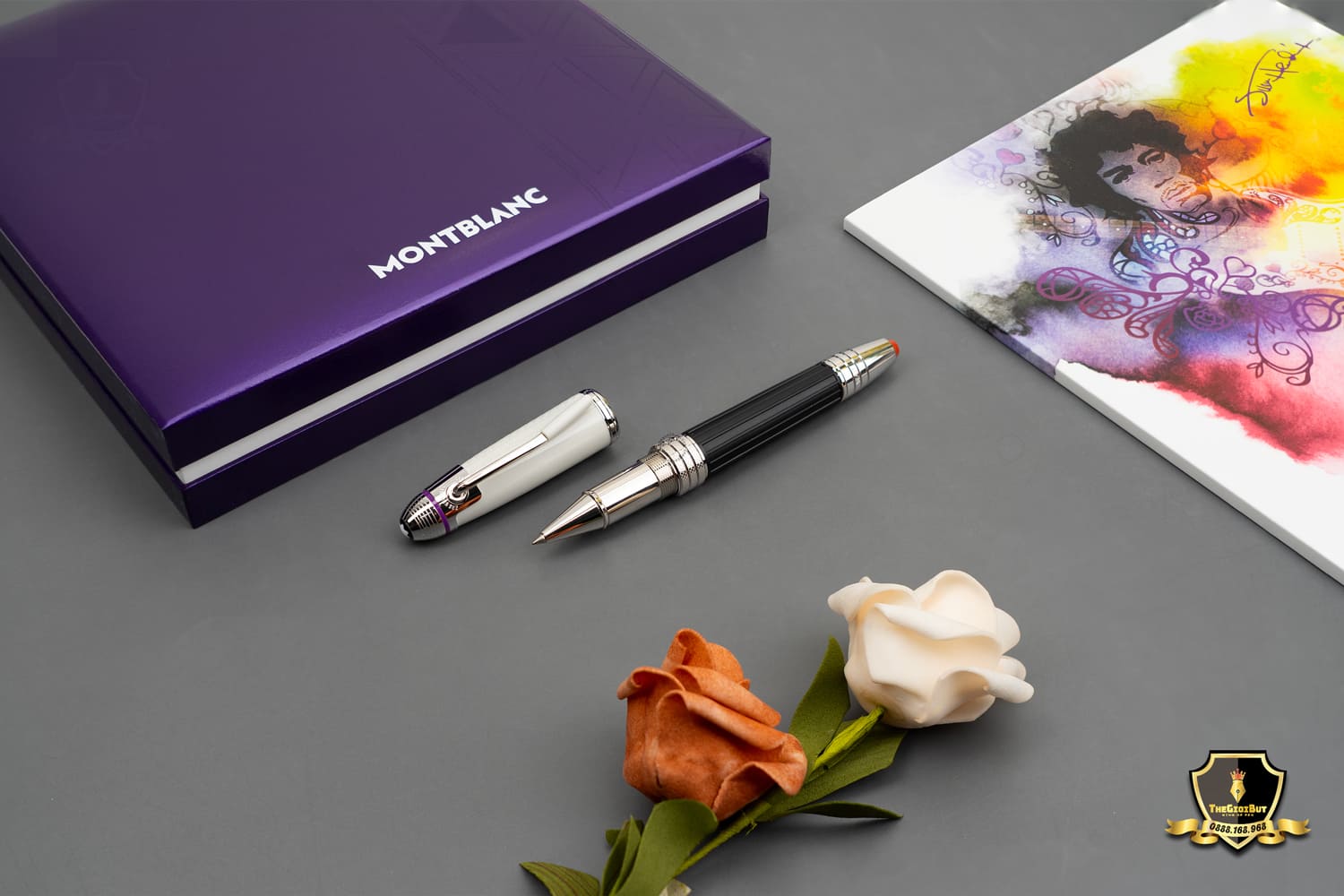 Montblanc Great Characters Jimi Hendrix Special Edition Rollerball Mb128845 801