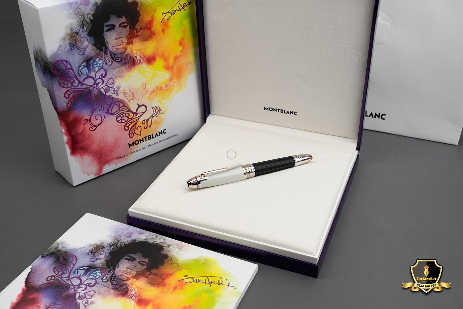 Montblanc Great Characters Jimi Hendrix Special Edition Rollerball Mb128845 802