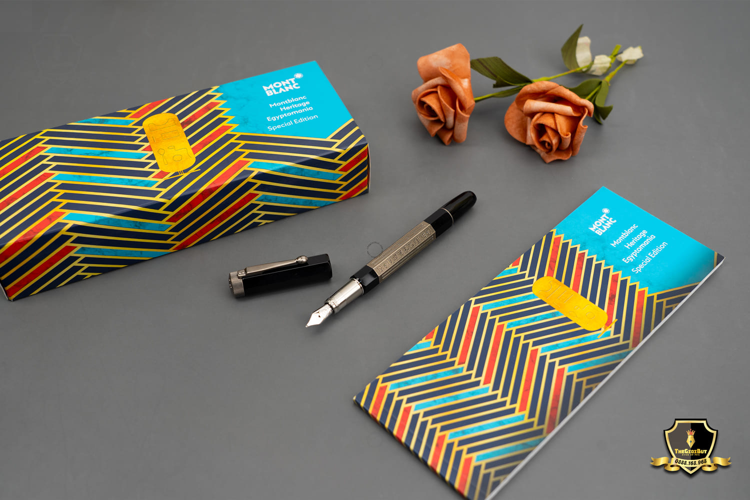 Montblanc Heritage Egyptomania Special Edition Doué Fountain Pen Mb125484 801