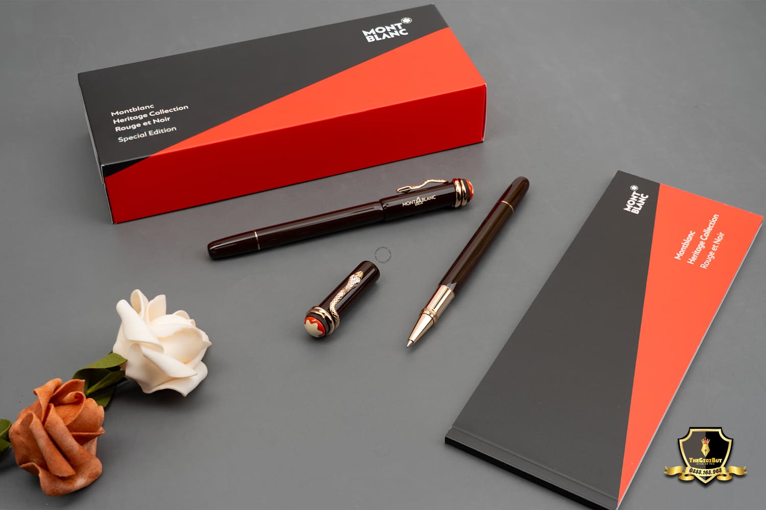 Montblanc Heritage Rouge Et Noir Se Tropic Brown Rollerball Mb116552 801