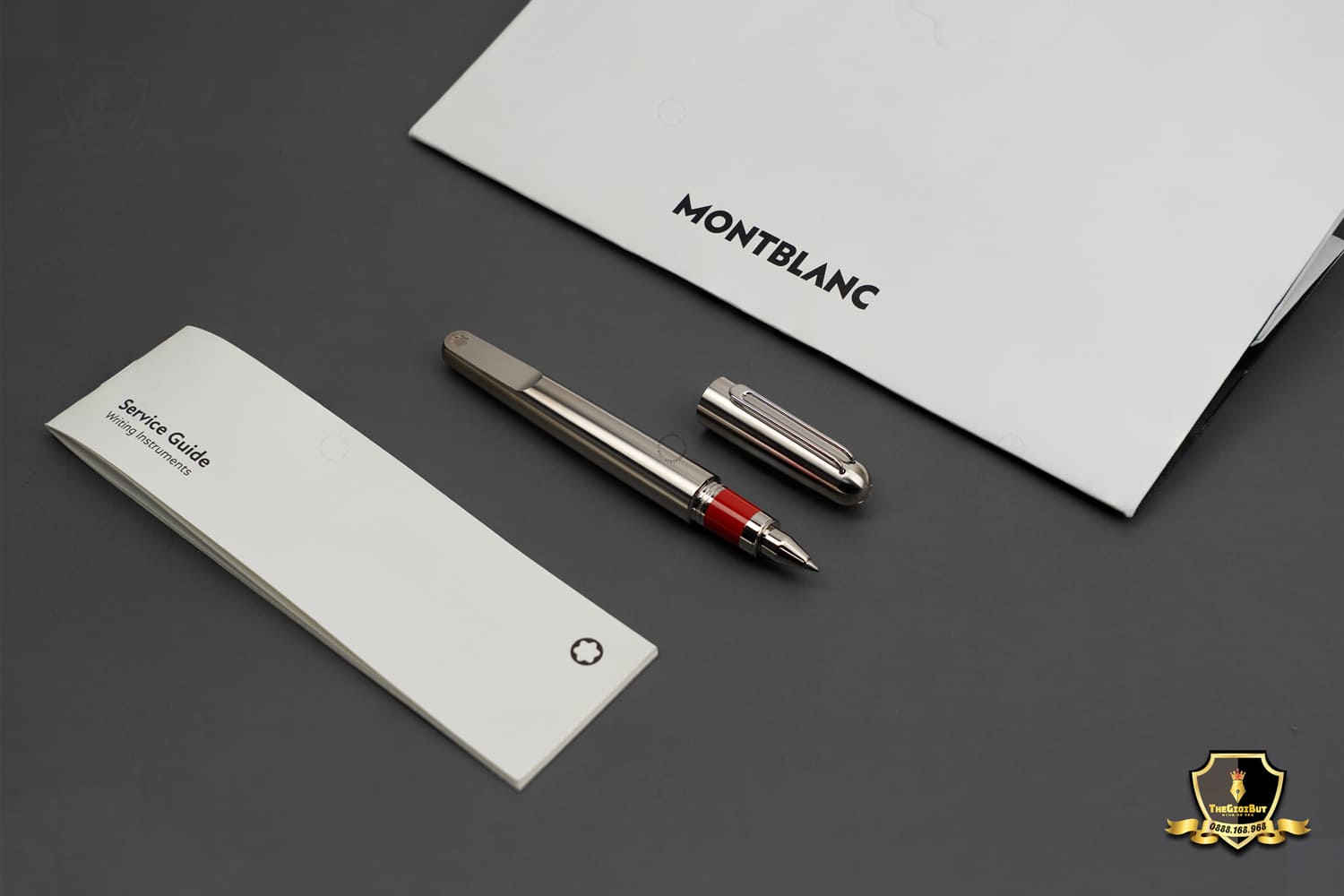 Montblanc M Red Signature Rollerball Mb113623 802