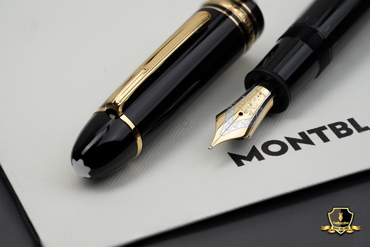 Montblanc Meisterstuck 149 Gold Coated Fountain Pen Mb132112 803