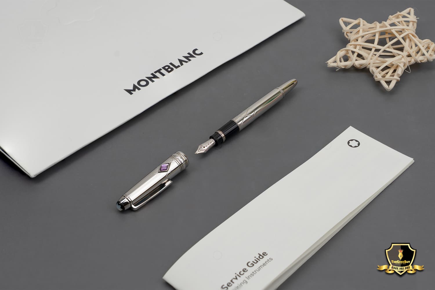 Montblanc Meisterstuck Artisan Jungle Eyes Amethyst 144 Fountain Pen 801