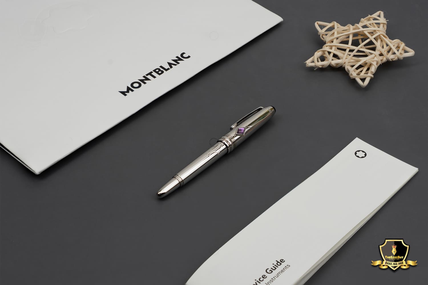 Montblanc Meisterstuck Artisan Jungle Eyes Amethyst 144 Fountain Pen 802