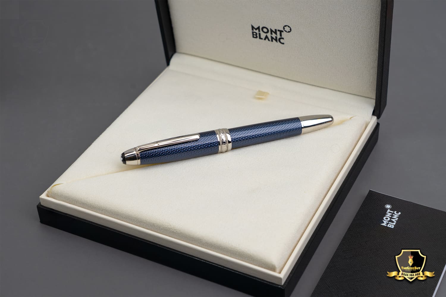 Montblanc Meisterstuck Blue Hour Solitaire Legrand Fountain Pen Mb112889 802