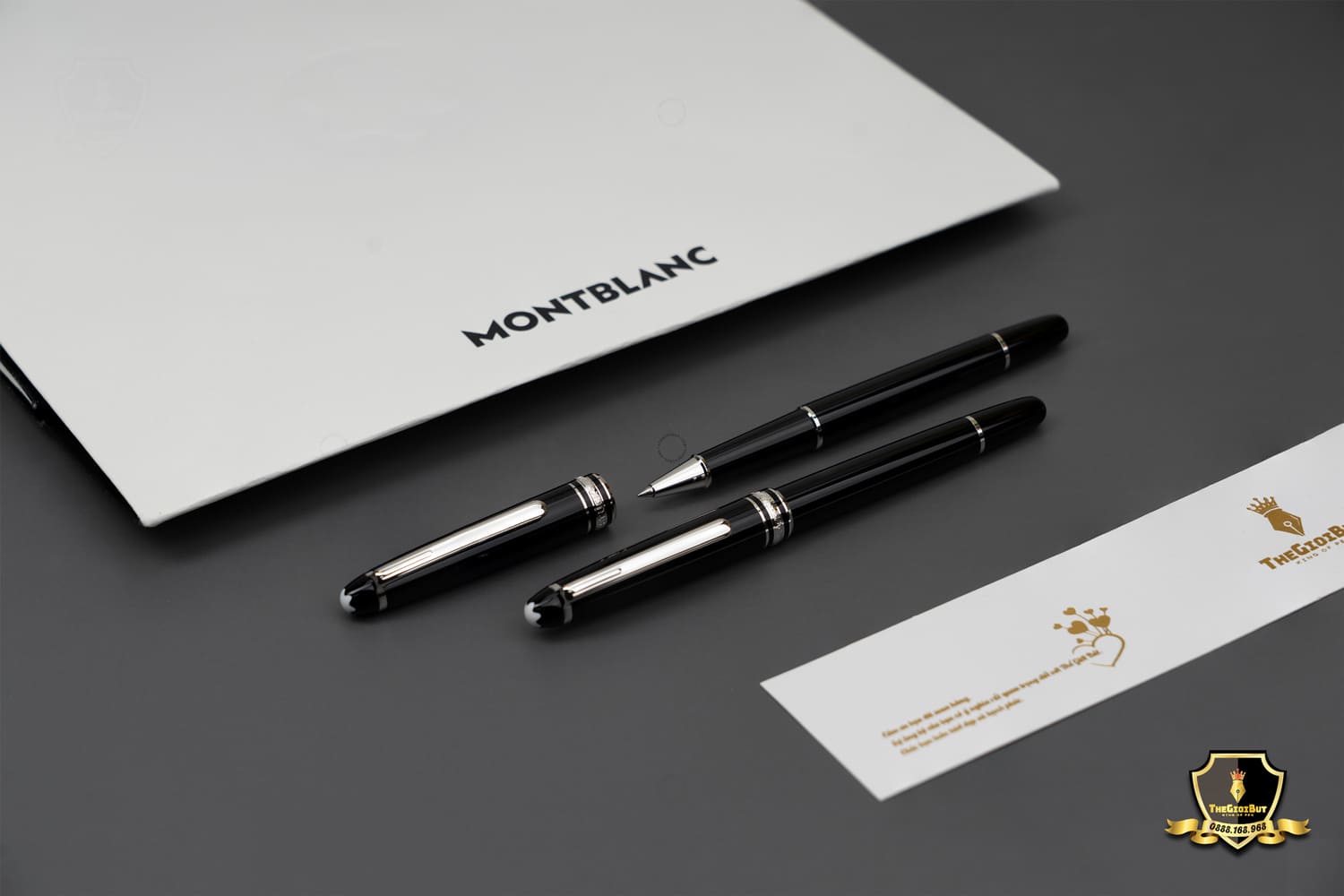 Montblanc Meisterstuck Classic Platinum Coated Rollerball Pen 2865 803