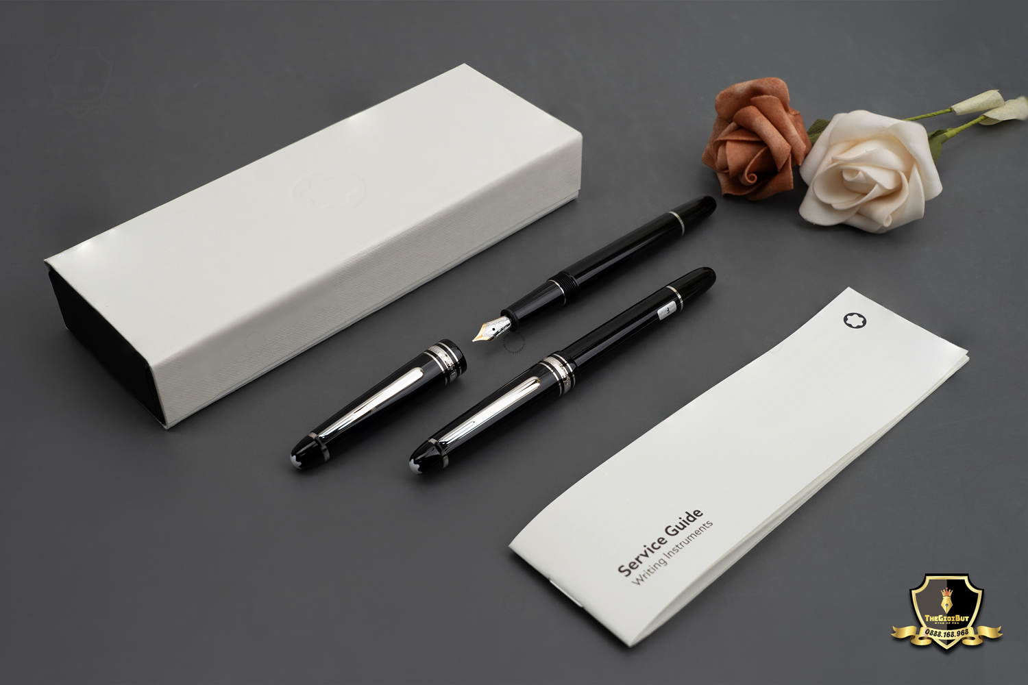 Montblanc Meisterstuck Classic Platinum Line Fountain Pen Mb106522 801